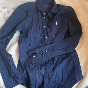 Polo by Ralph Lauren Navy Button Down Shirt